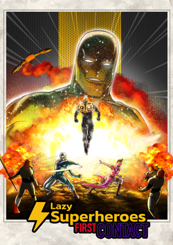 HBAR NFT Collection Lazy Superheroes (testnet) Comic #1